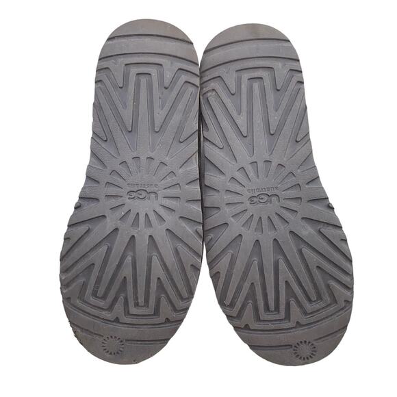 UGG Women’s Cardy Knit Brown Silver Pull On Winter Boots Size US 7 - Picture 10 of 11